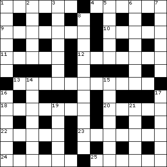 Daily Crossword on Mouseover For Answers Or Click The Answers